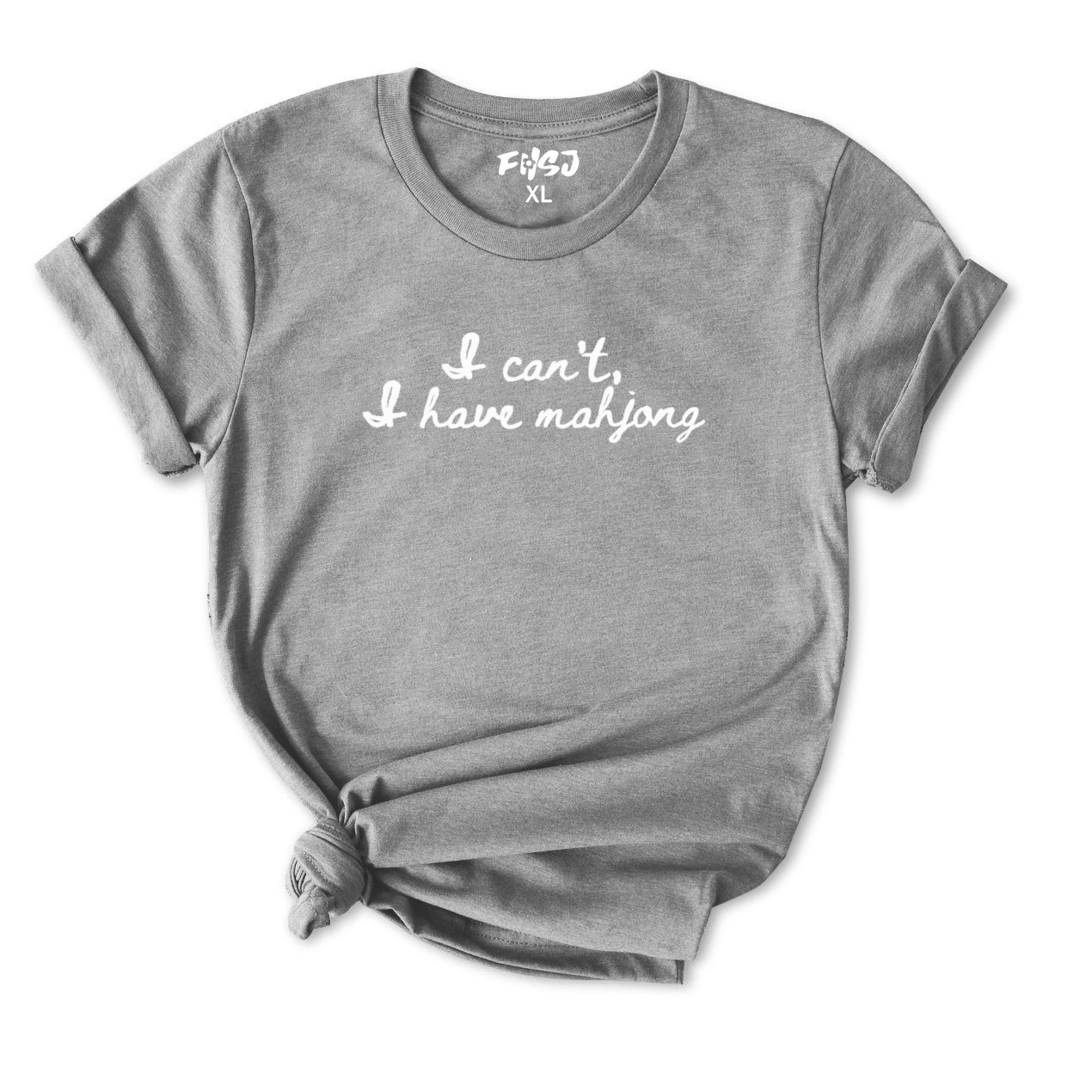 I Can't I Have Mahjong T-Shirt for Women