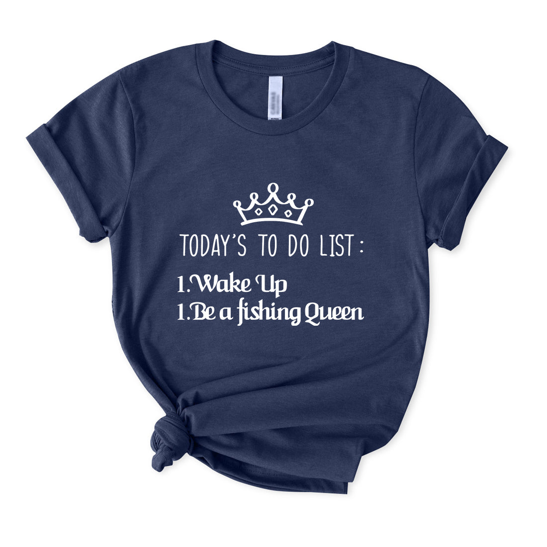 TDL Be A Fishing Queen T-Shirt for Women