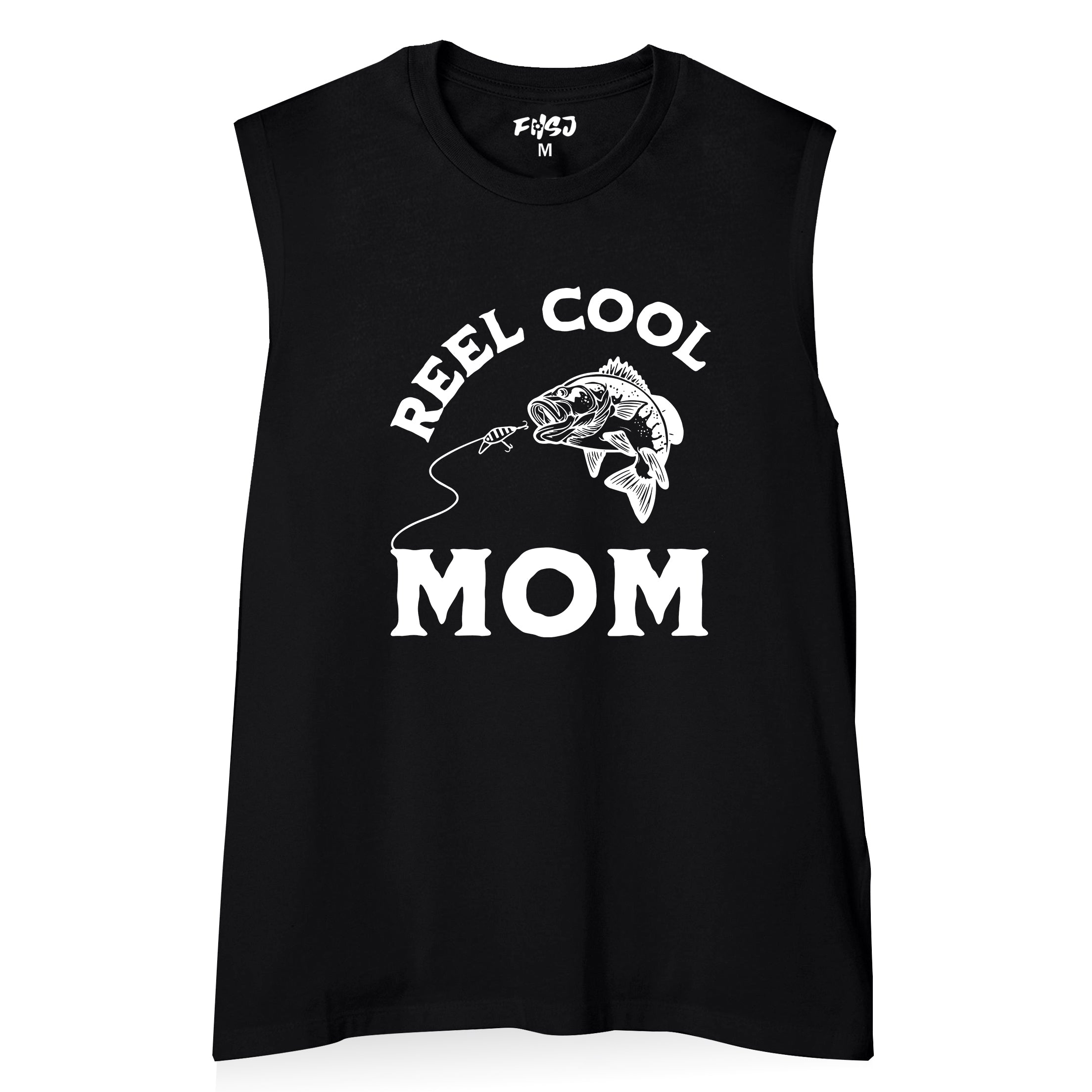 Women Reel Cool Mom Tank Top
