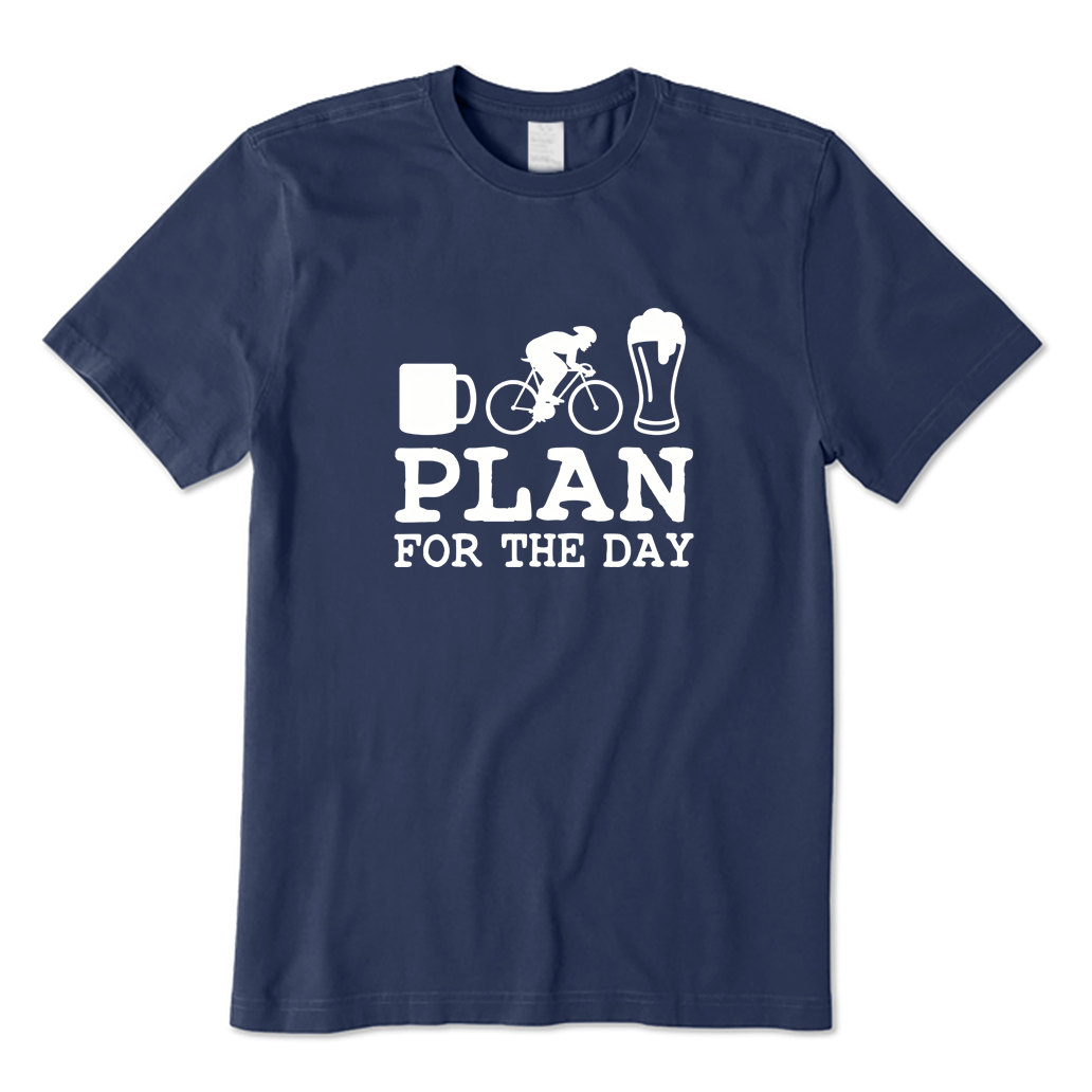 Coffee Bike Beer My Plan for The Day T-shirt