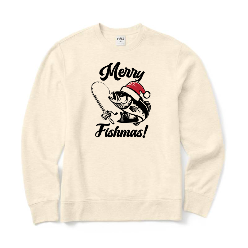 Merry Fishmas Crewneck Sweatshirt