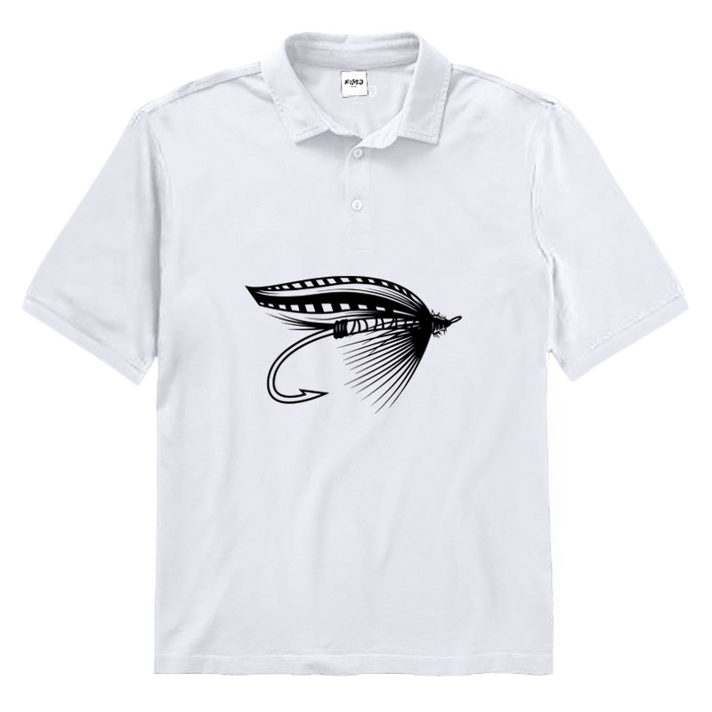 Fly Fishing Dry Fly Polo Shirt