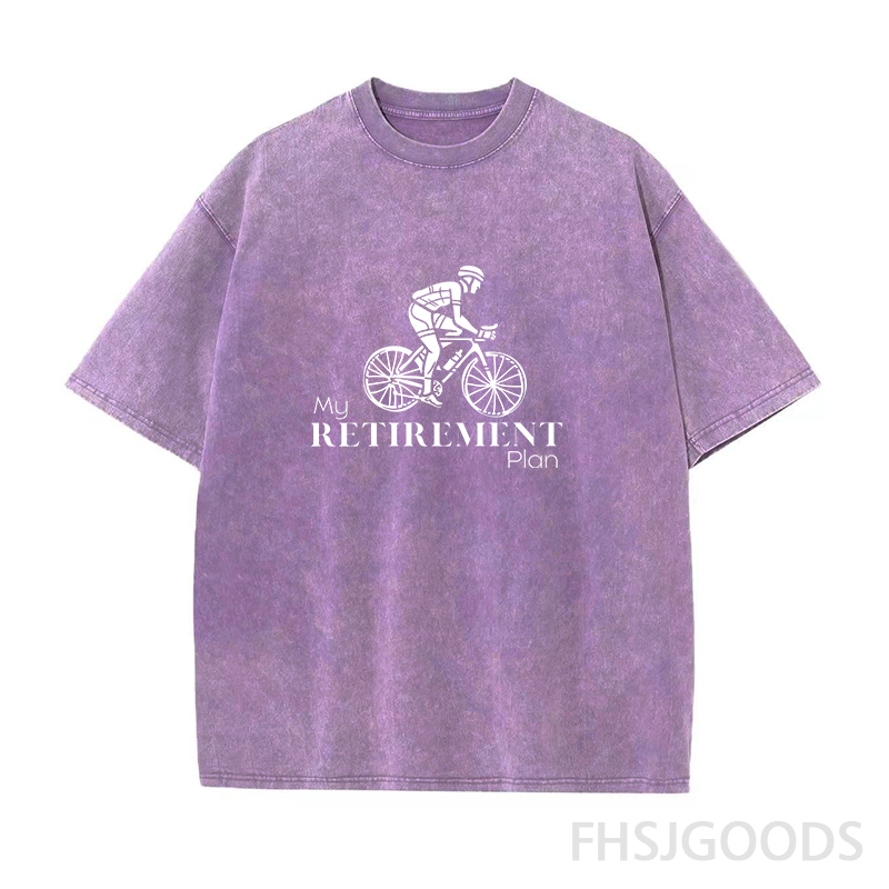 Cyclist Retirement Unisex Distressed T-Shirt