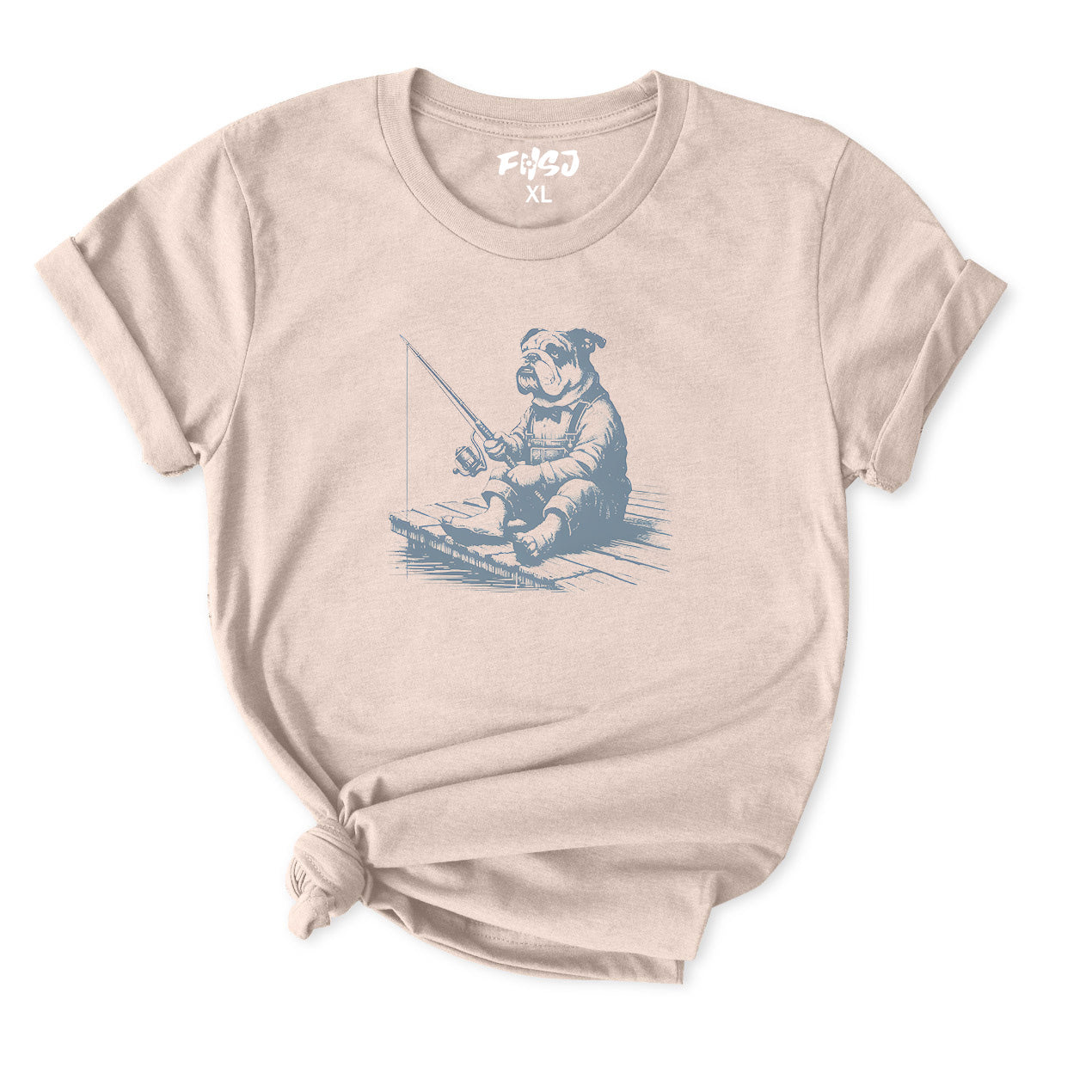 Bulldog Fishing T-Shirt for Women