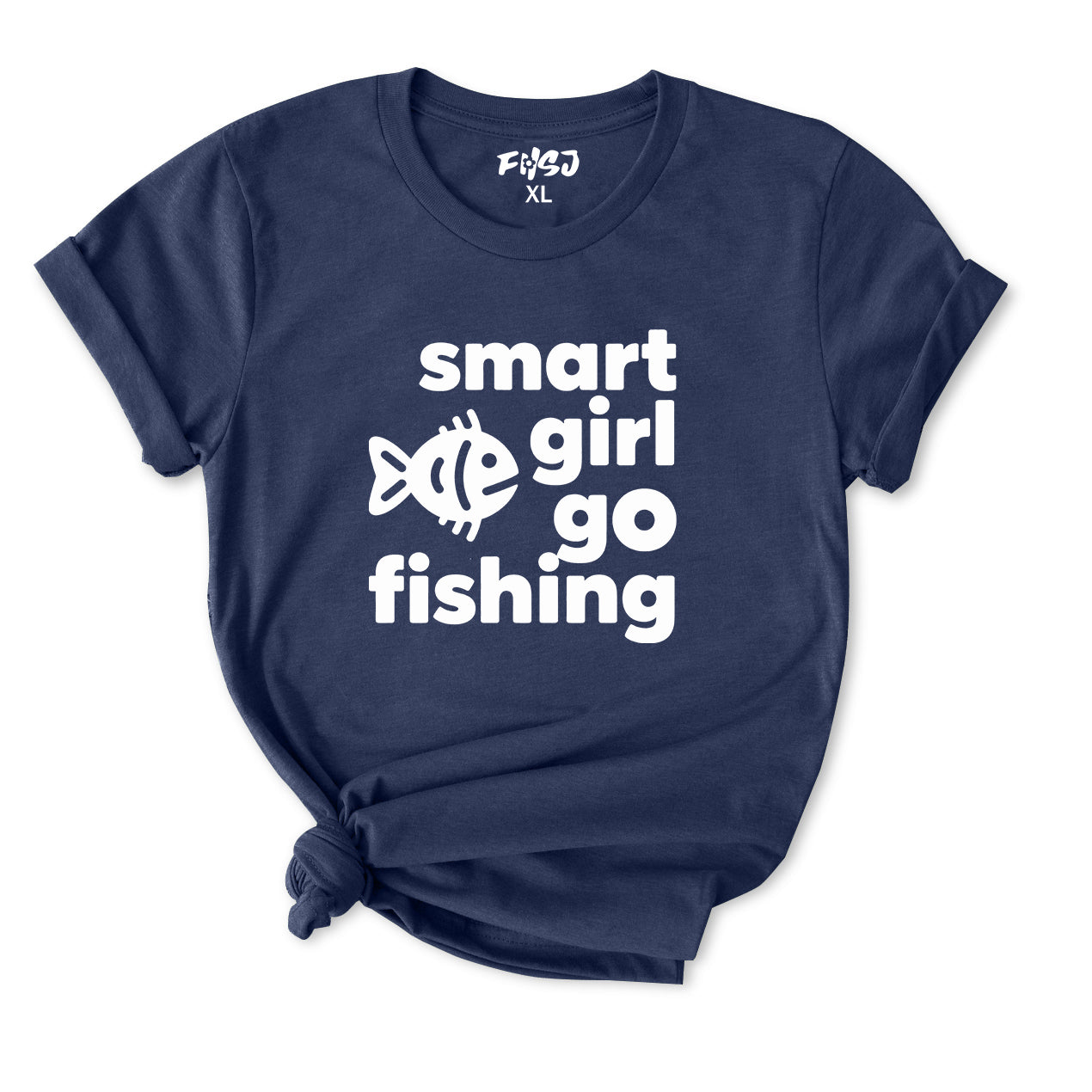 Smart Girl Go Fishing T-Shirt for Women