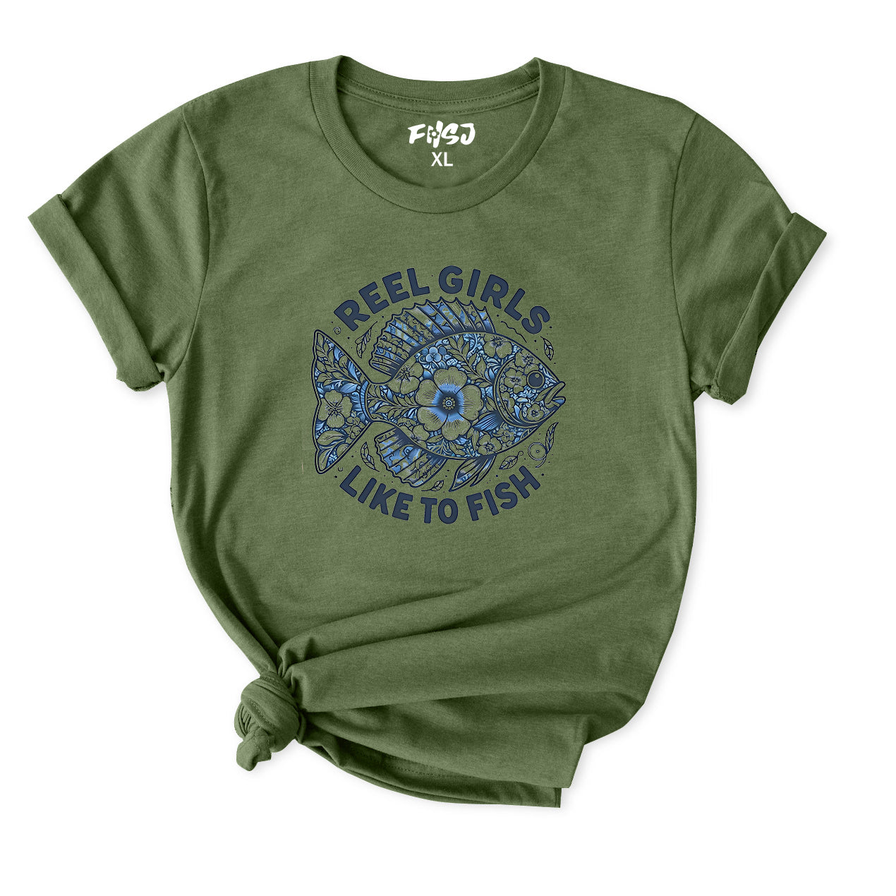 Reel Girls Fish T-Shirt for Women