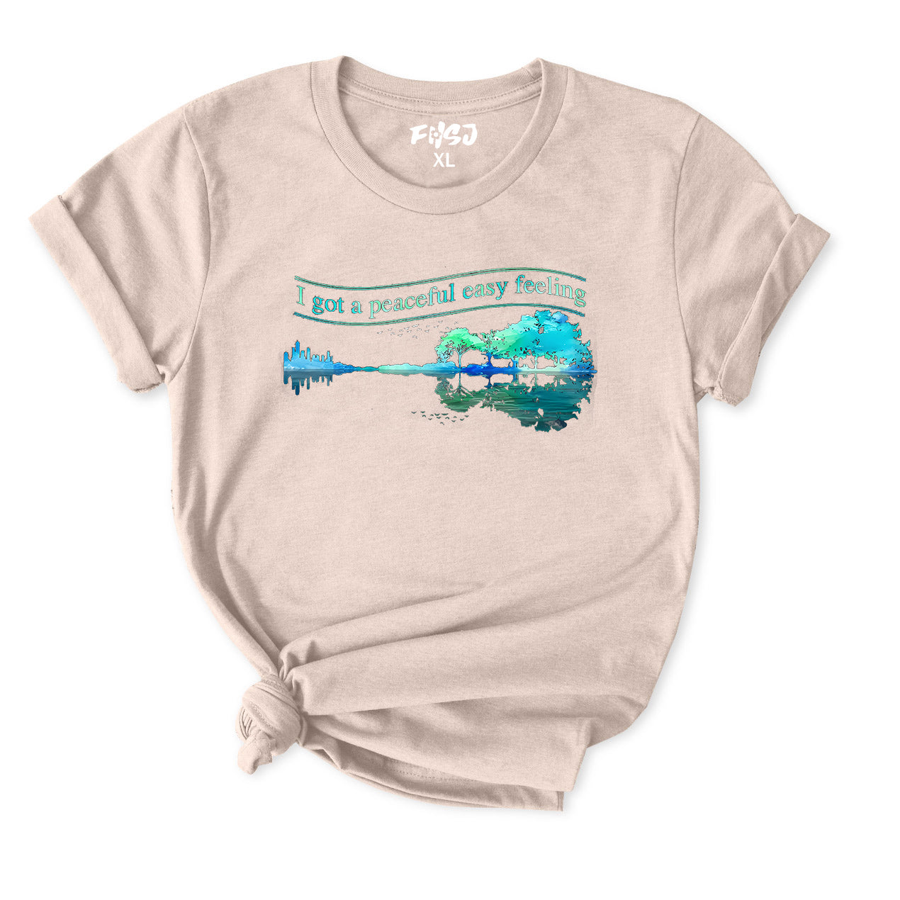 I Got a Peaceful Easy Feeling Nature Reflection T-Shirt for Women