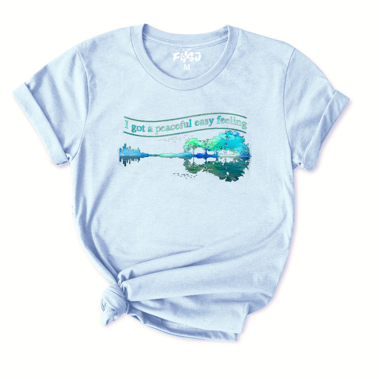I Got a Peaceful Easy Feeling Nature Reflection T-Shirt for Women