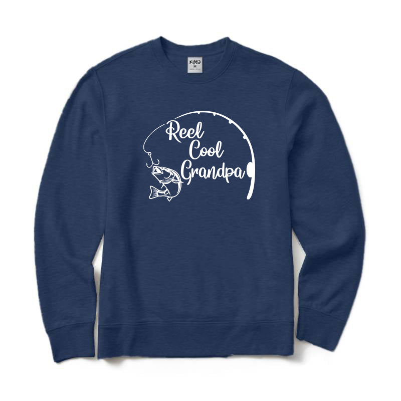 Reel Cool Grandpa Crewneck Sweatshirt