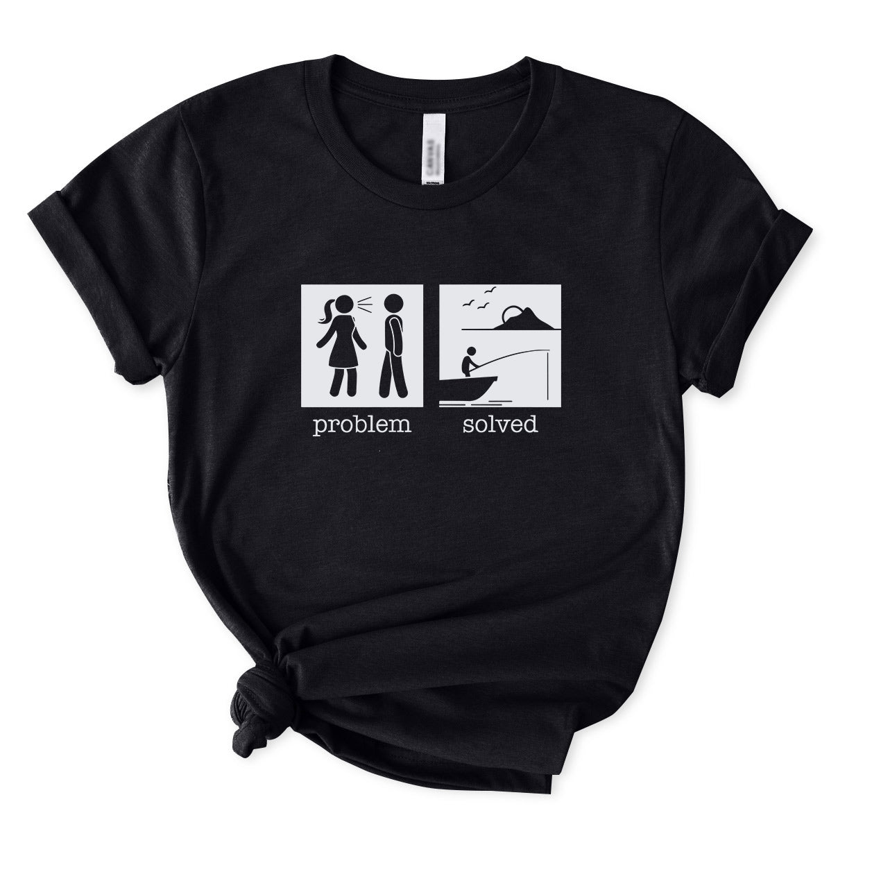 Fishing Solved All Problems T-Shirt for women