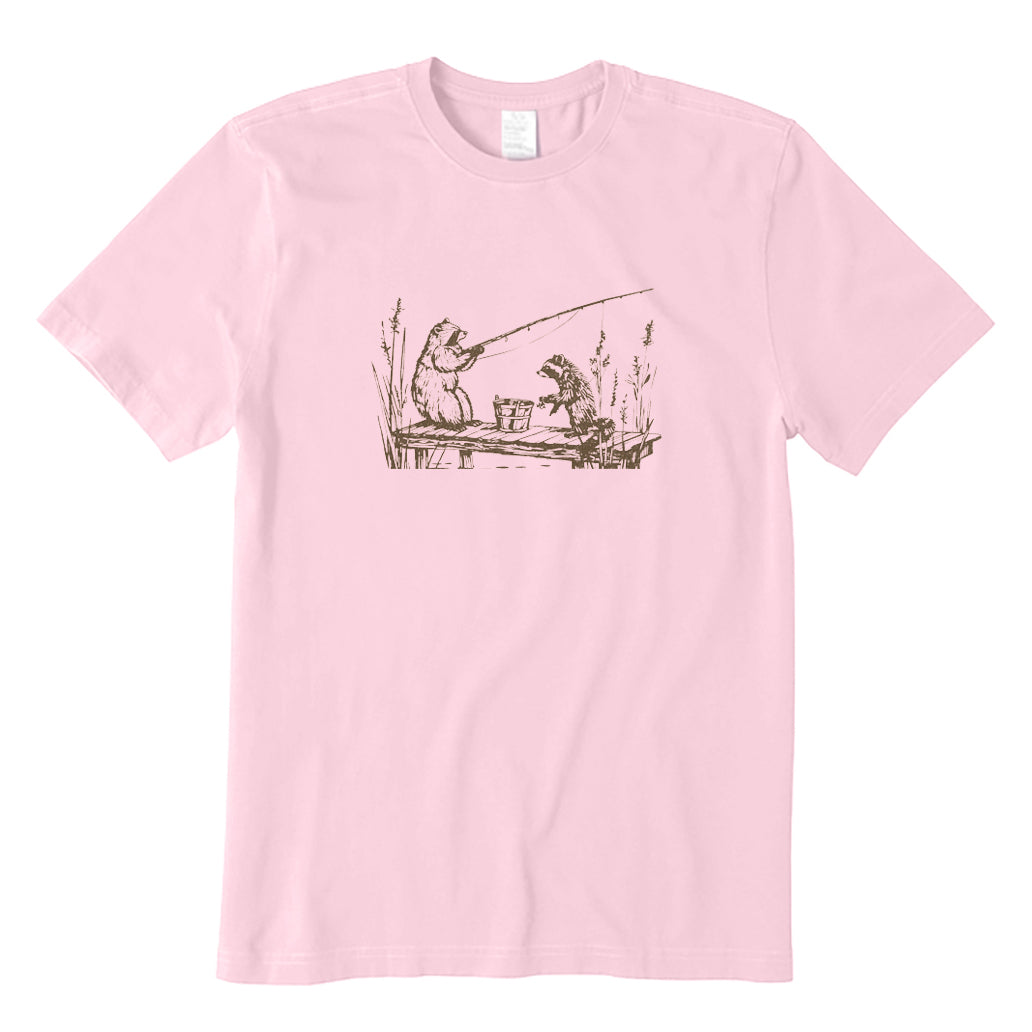 Raccoon Fishing T-Shirt