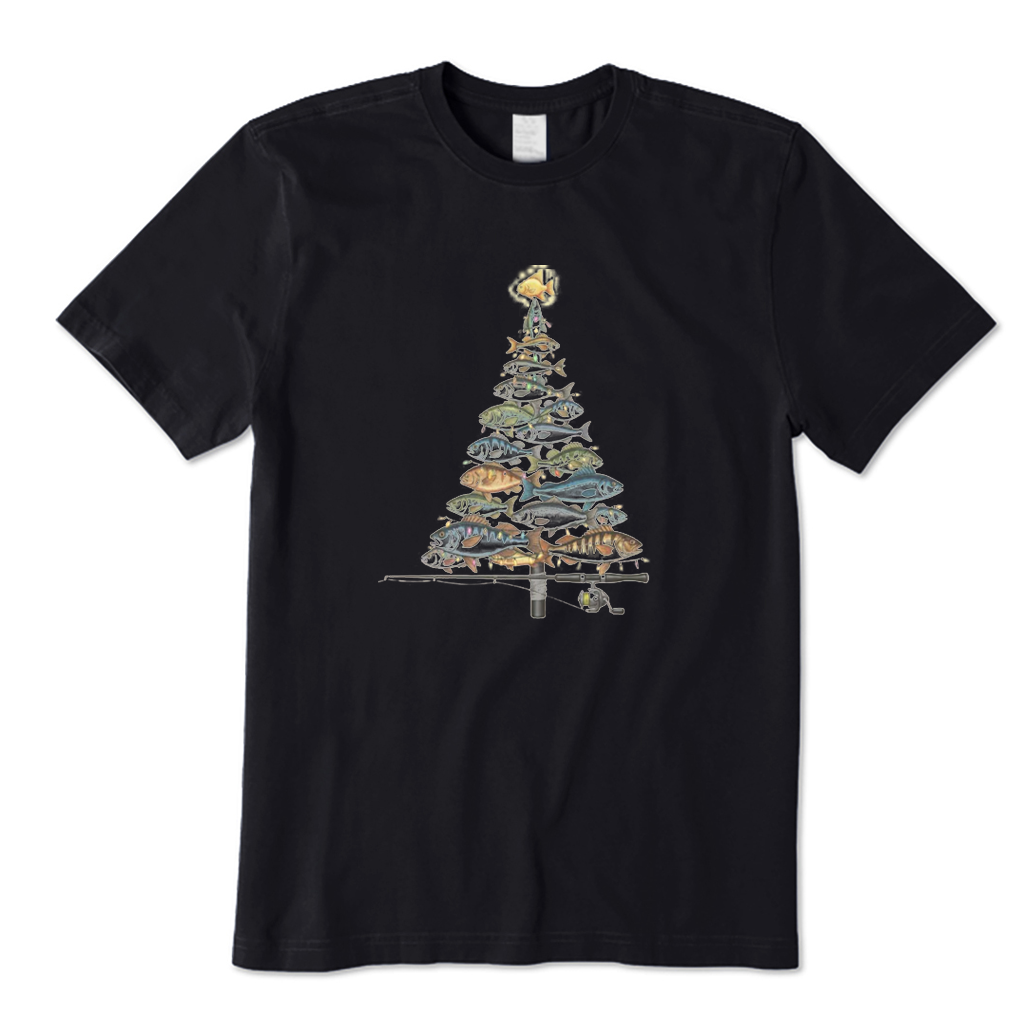 Christmas Fishing T-Shirt