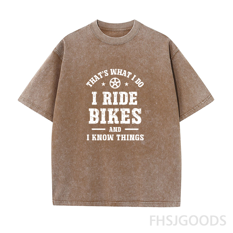 Mountain Bike Unisex Distressed T-Shirt