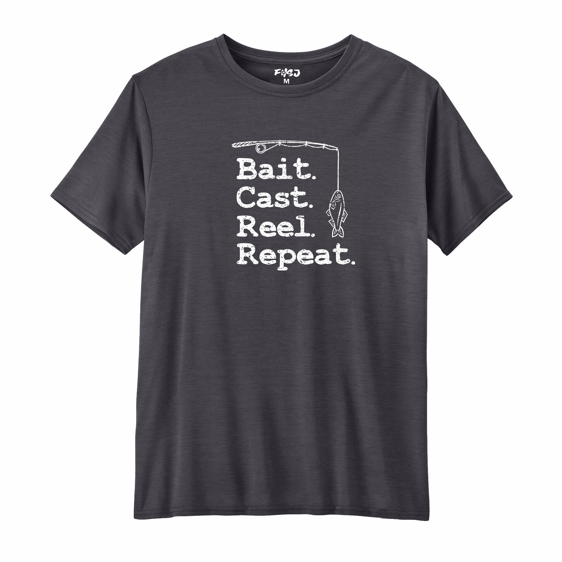Bait Cast Reel Repeat Fishing Performance T-SHIRT