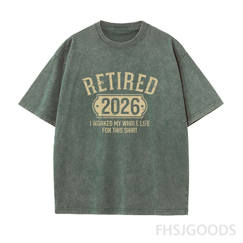 I Worked My Whole Life for This Shirt Retired Unisex Distressed T-Shirt