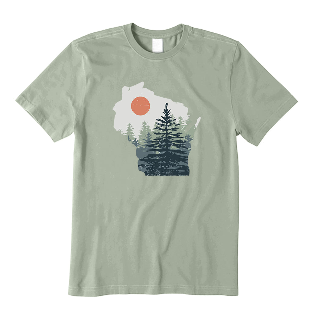 Wisconsin Pine Trees T-Shirt
