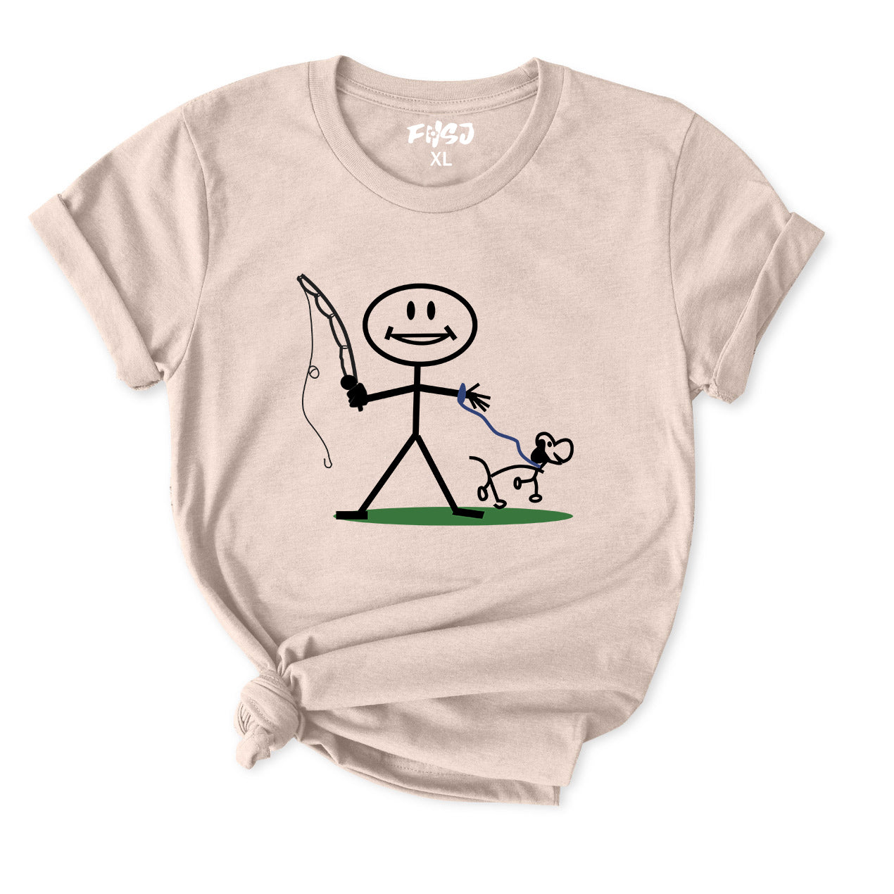 Go Fishing With My Dog T-Shirt for women