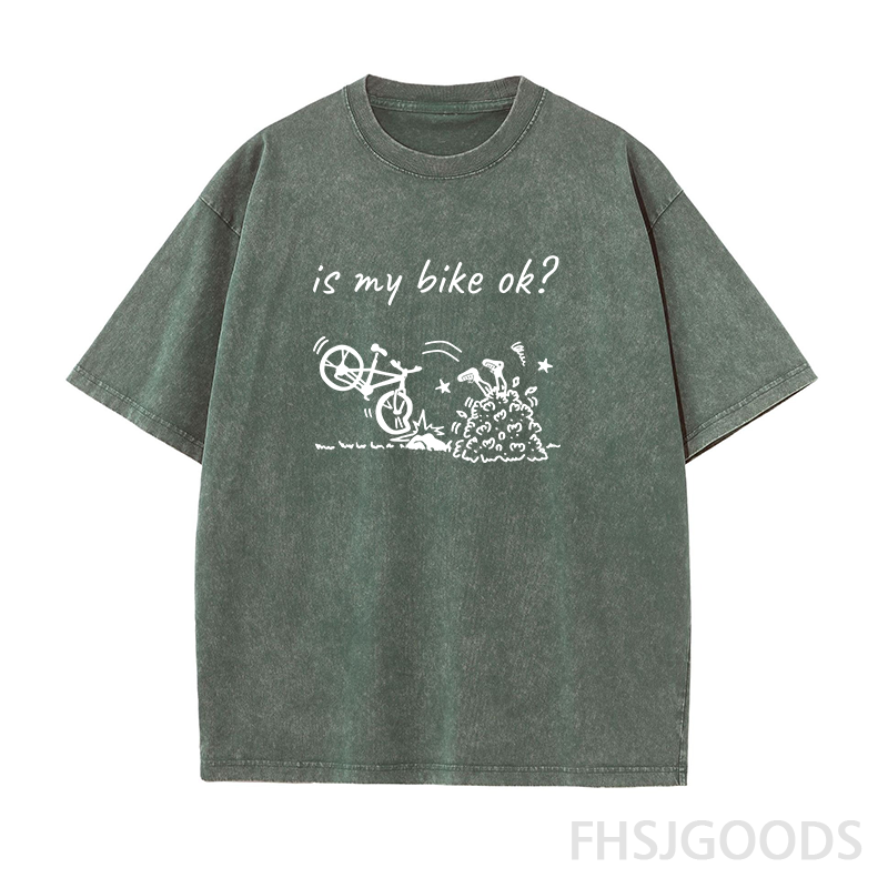 Is My Bike Ok Unisex Distressed T-Shirt