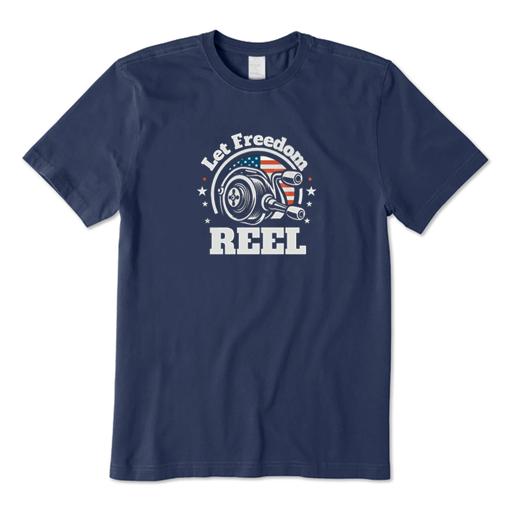 Let Freedom Reel Fishing T-Shirt