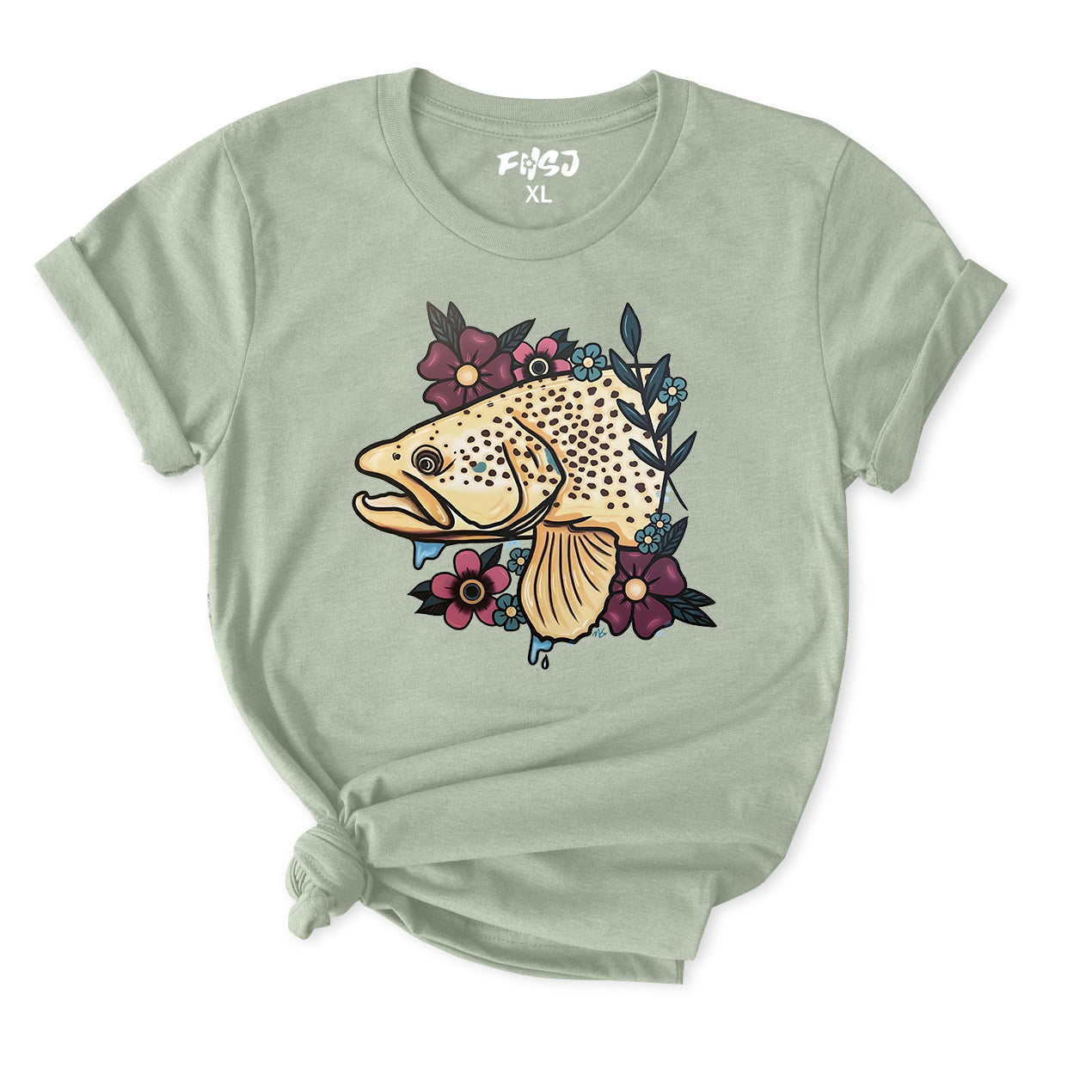 Beautiful Brown Trout T-Shirt for Women