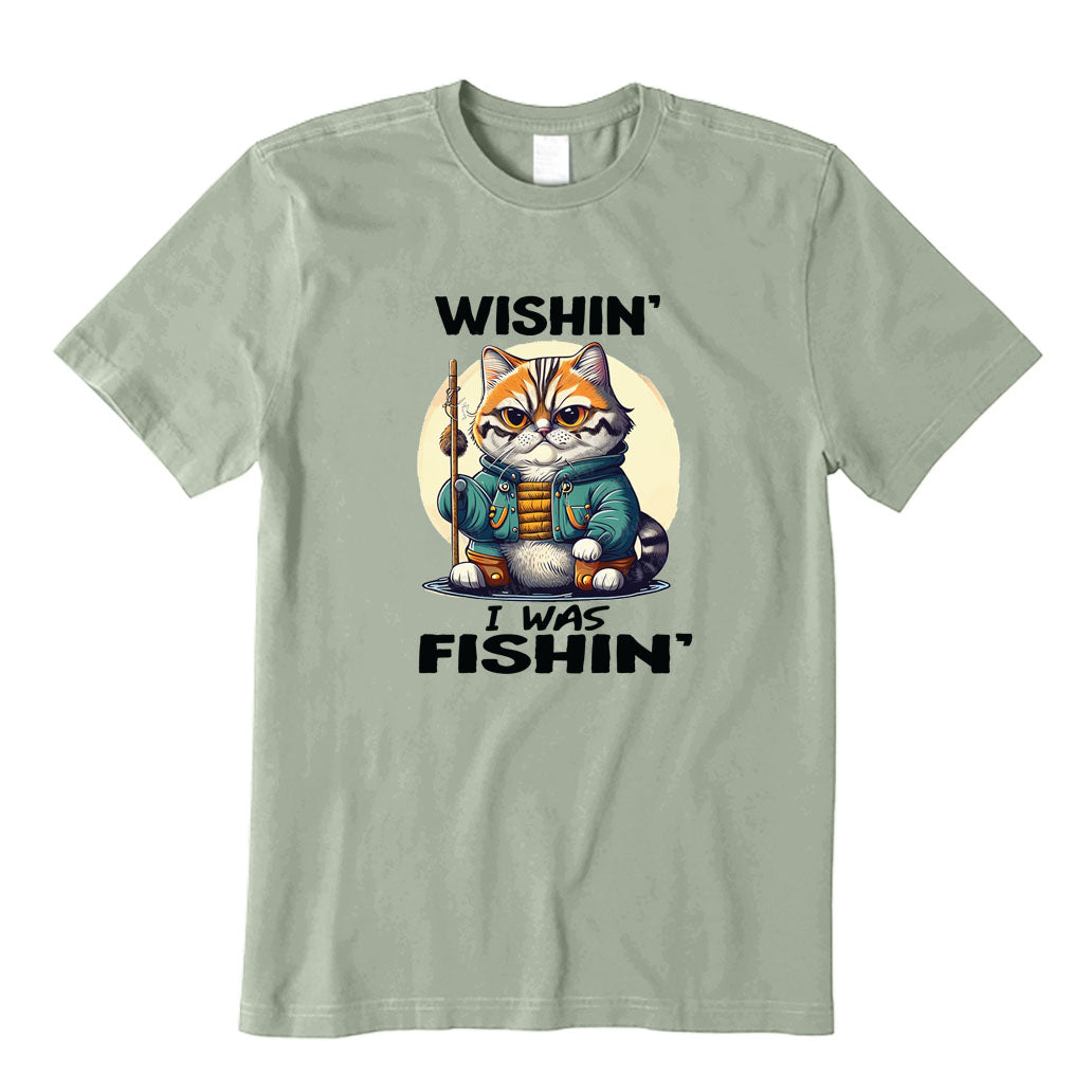 Wishing I Was Fishing T-Shirt