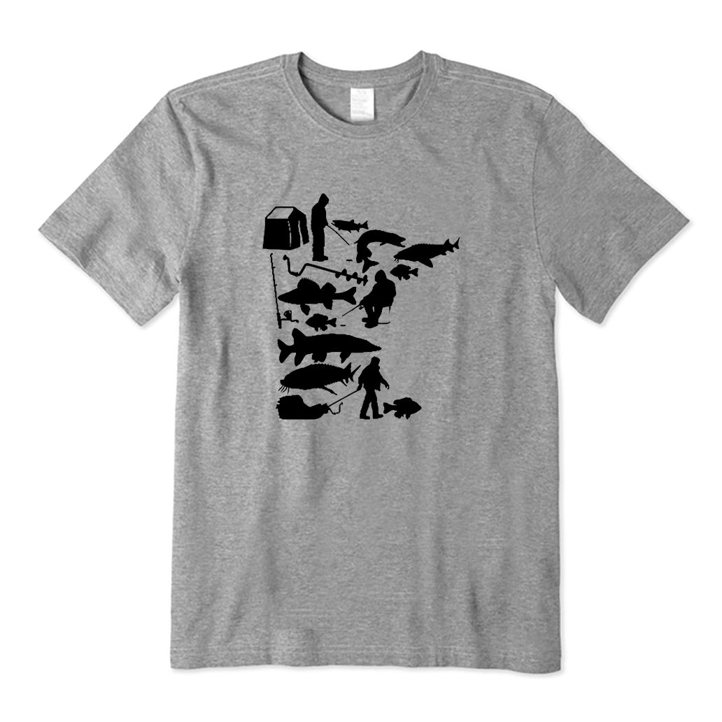 Minnesota Ice Fishing T-Shirt