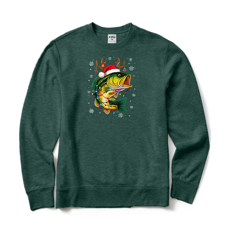 Merry Fishmas Crewneck Sweatshirt