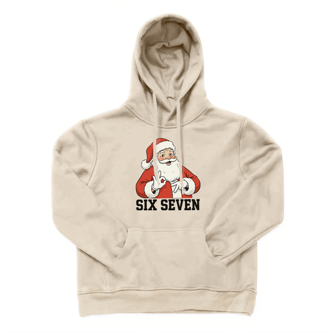 Six Seven Christmas Santa Hoodie