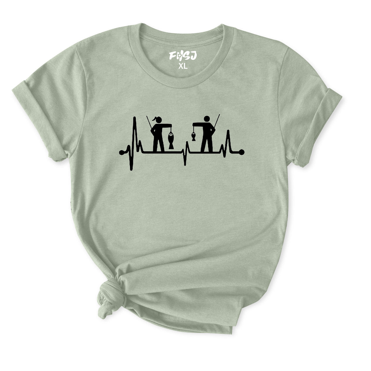 man and woman fishing T-Shirt for Women