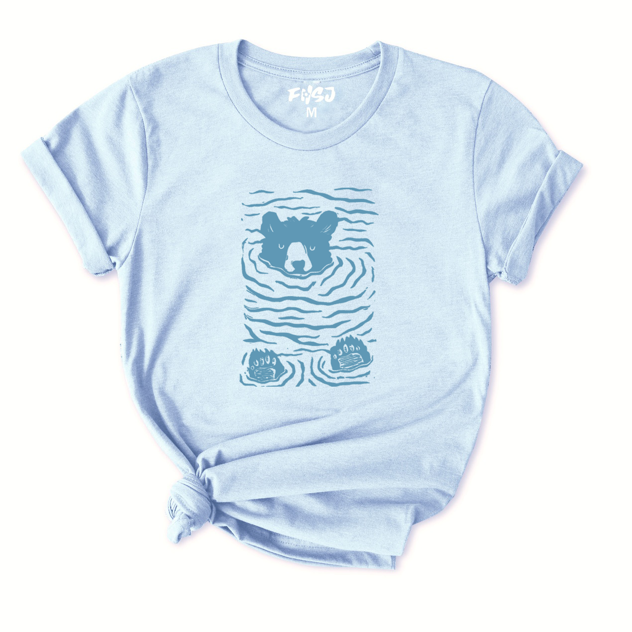 Swimming Bear T-Shirt for Women