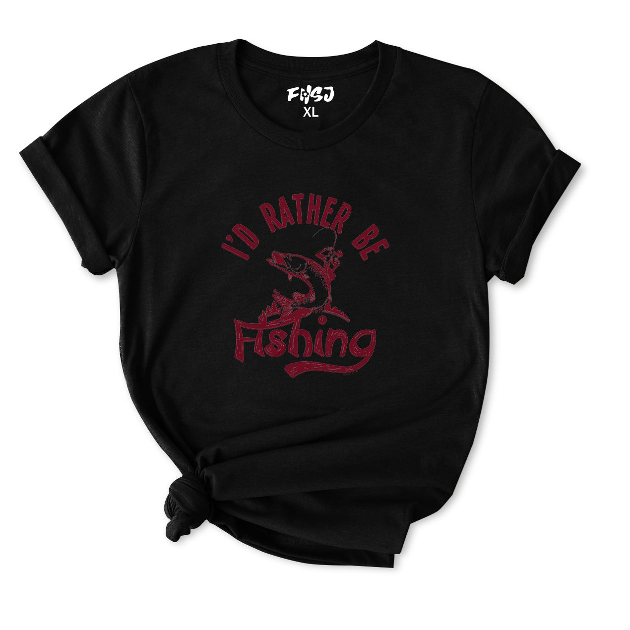 I'd Rather Be FISHING T-Shirt for Women