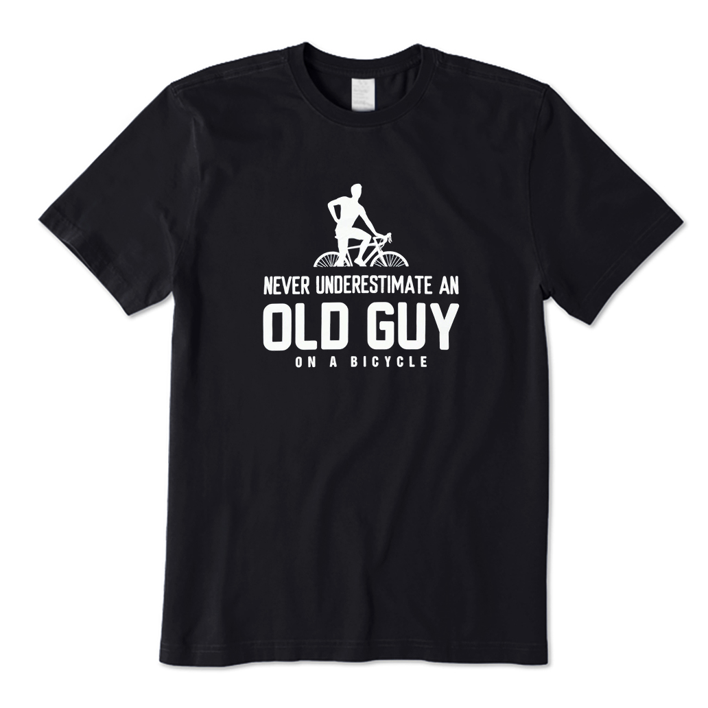 Old Guy on a Bicycle T-Shirt