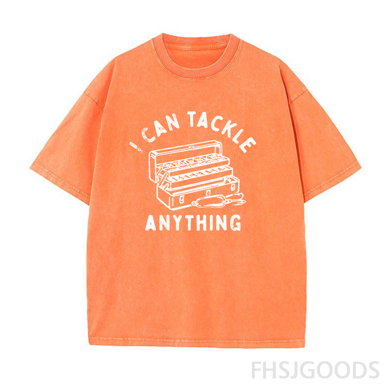 I Can Tackle Anything Unisex Distressed T-Shirt
