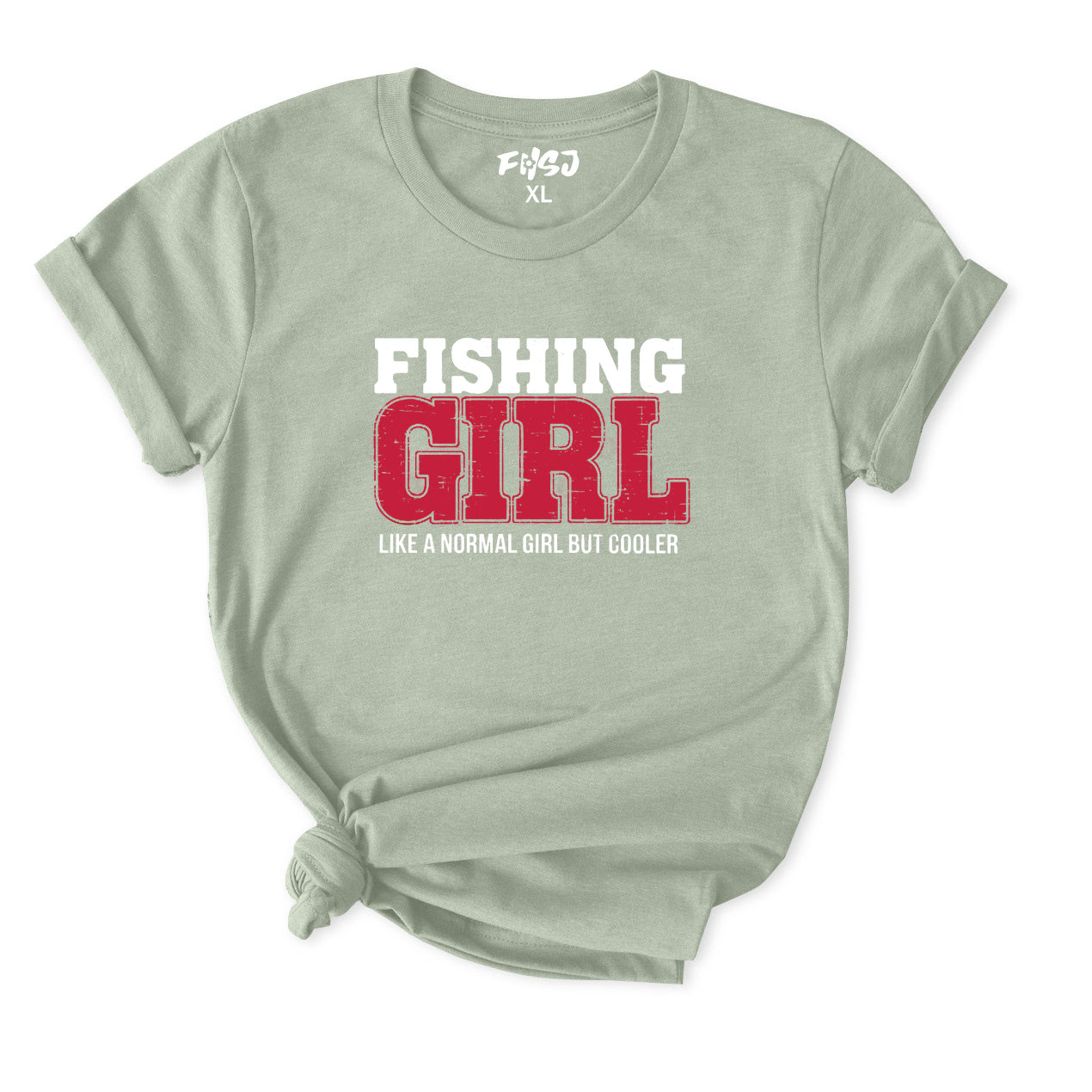 Fishing Girl Like A Normal Girl T-Shirt for Women