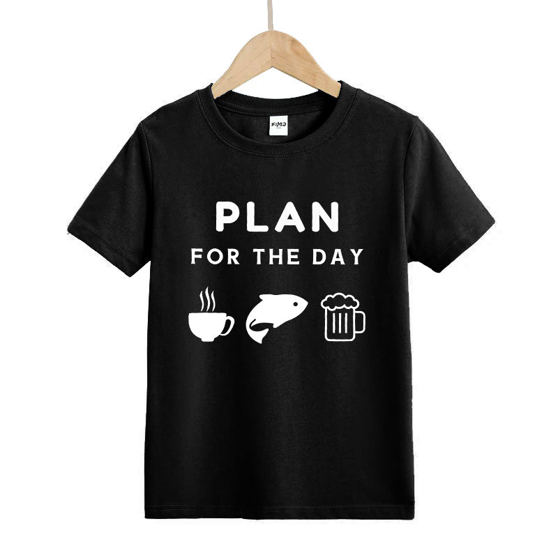 Plan For The Day Kids T-Shirt