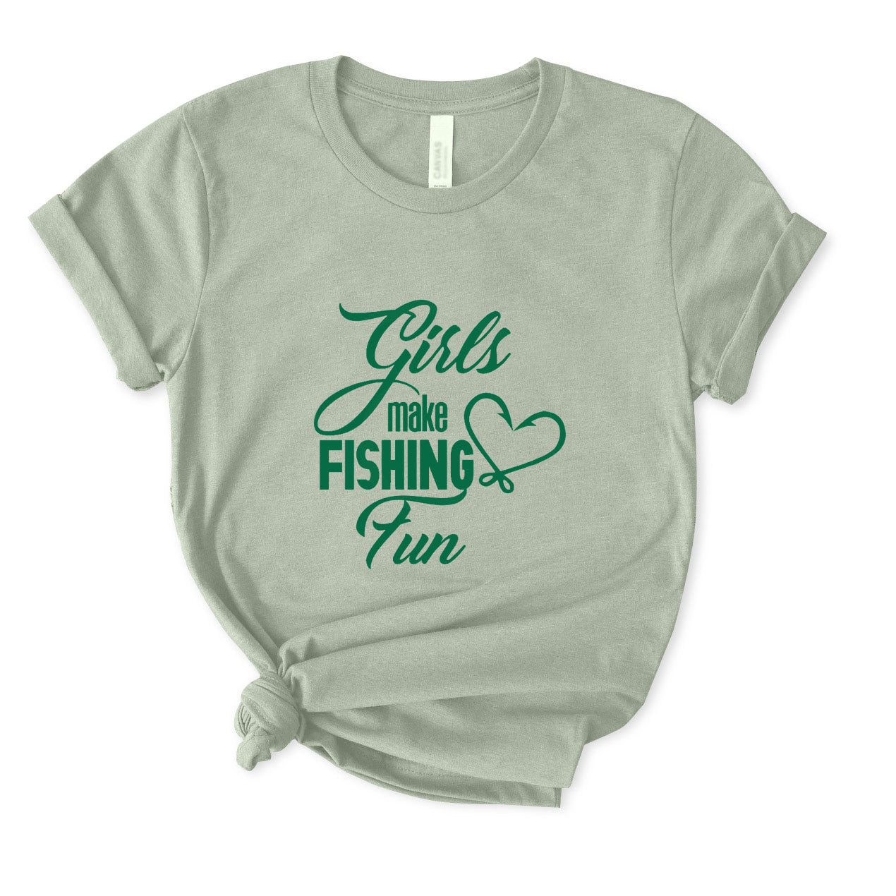 Girl Make Fishing Fun T-Shirt for Women