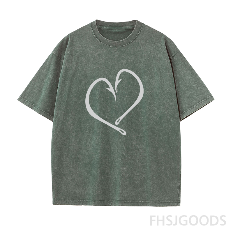 Fishing Love Unisex Distressed T-Shirt