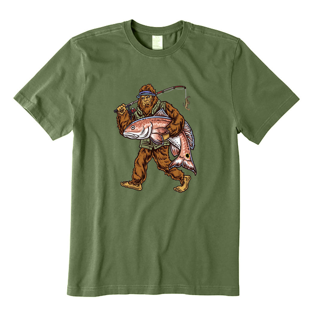 Bigfoot Fisherman T-Shirt