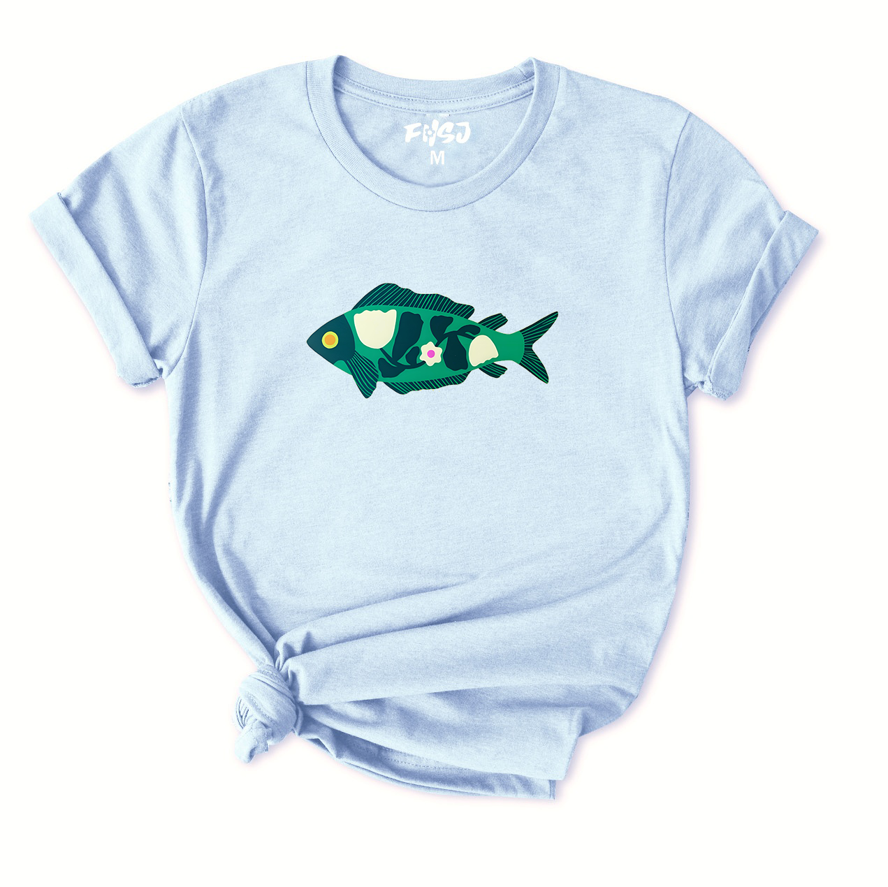 Folk Fish T-Shirt for Women