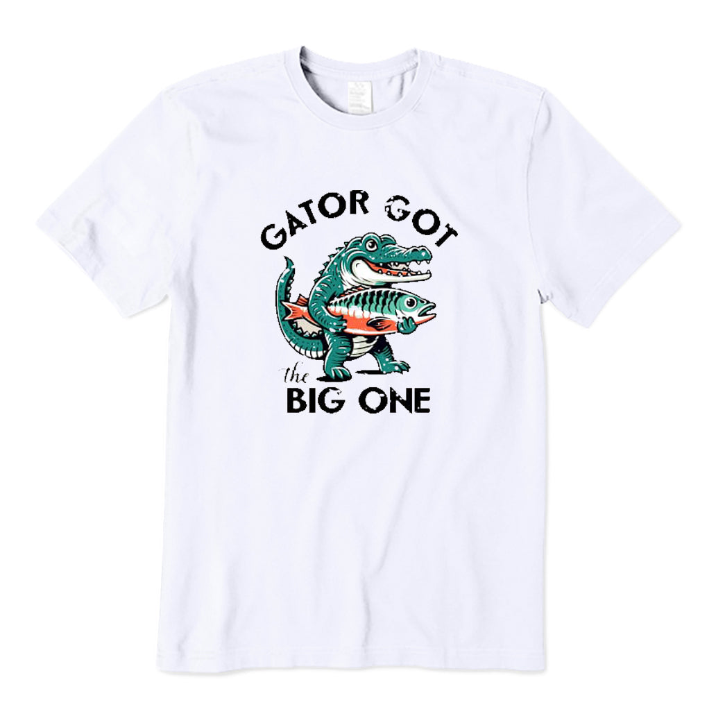 An Alligator Catches A Big Fish T-Shirt
