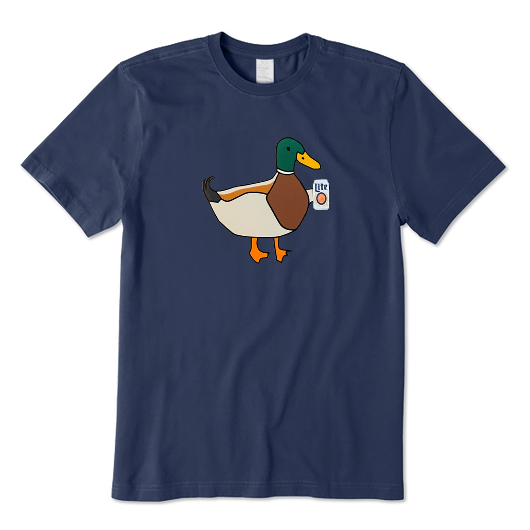 Mallard Duck with Beer T-shirt