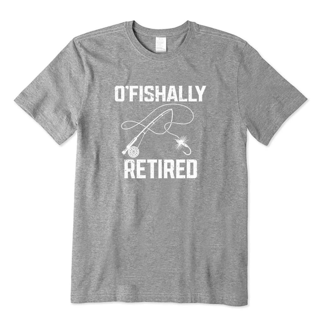 O‘fishally Retired Fly Fishing T-shirt