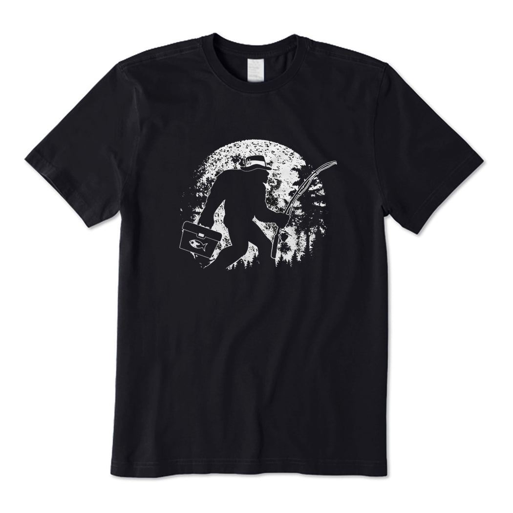 Bigfoot Fishing T-Shirt