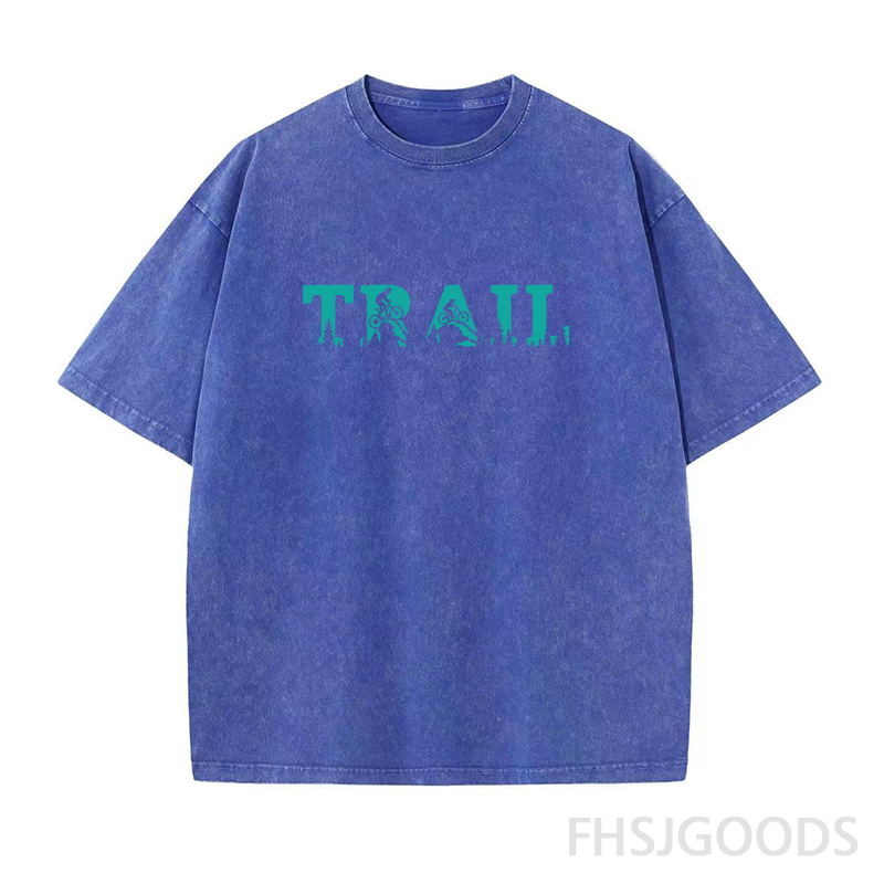 Bicycle Nature Ride Unisex Distressed T-Shirt