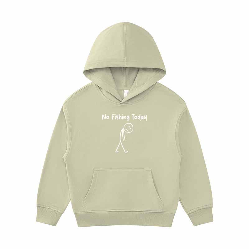 No Fishing Today Kid's Hoodie