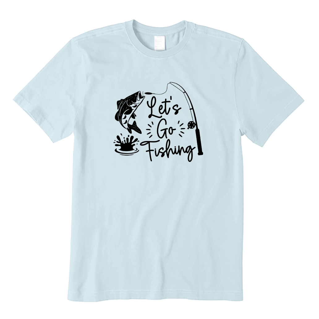 Retro Let's Go Fishing T-shirt
