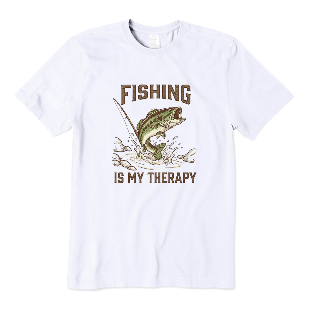 Fishing Is My Therapy T-shirt
