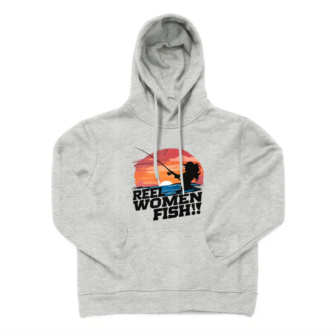 Reel Woman Fish Hoodie