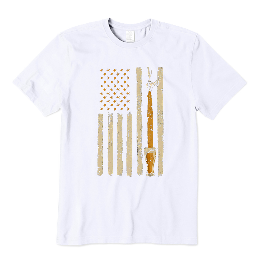 American Flag Craft Beer T-Shirt
