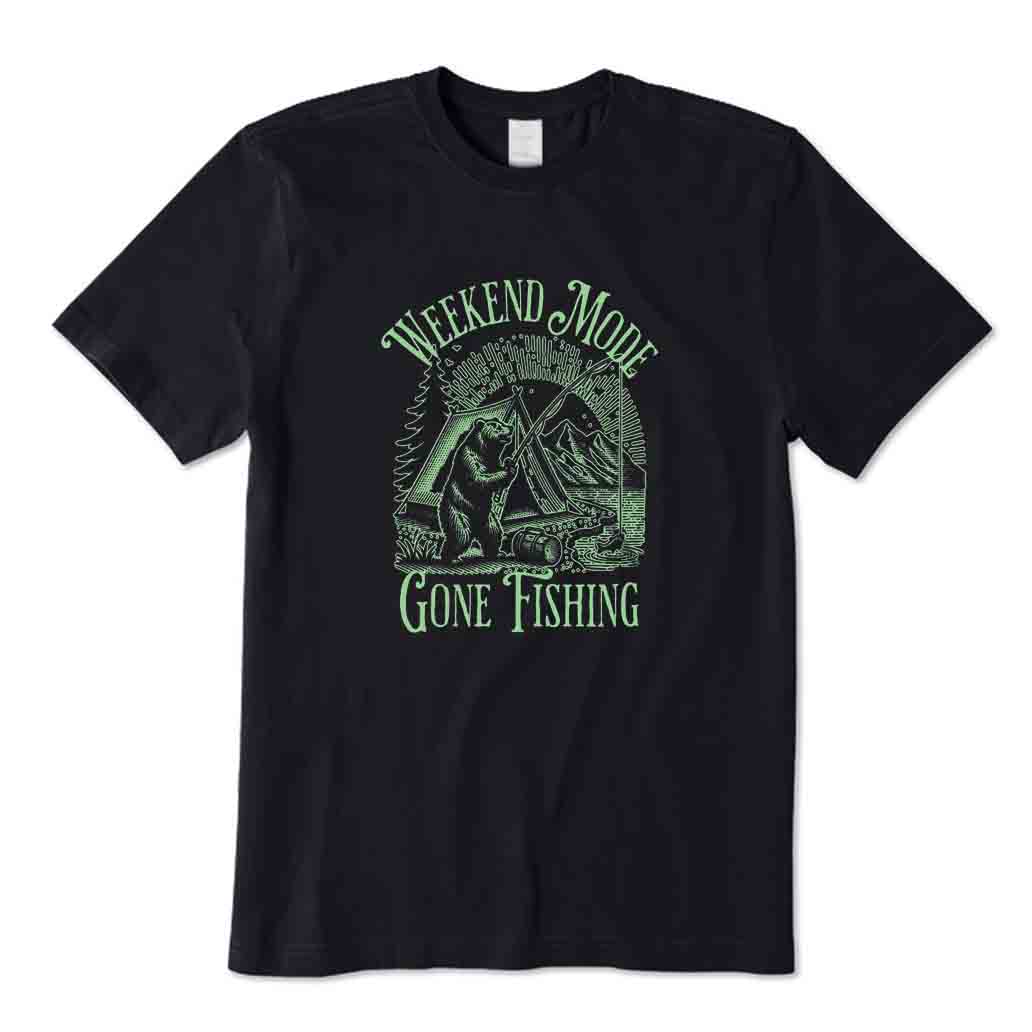 Weekend Mode Gone Fishing T-Shirt
